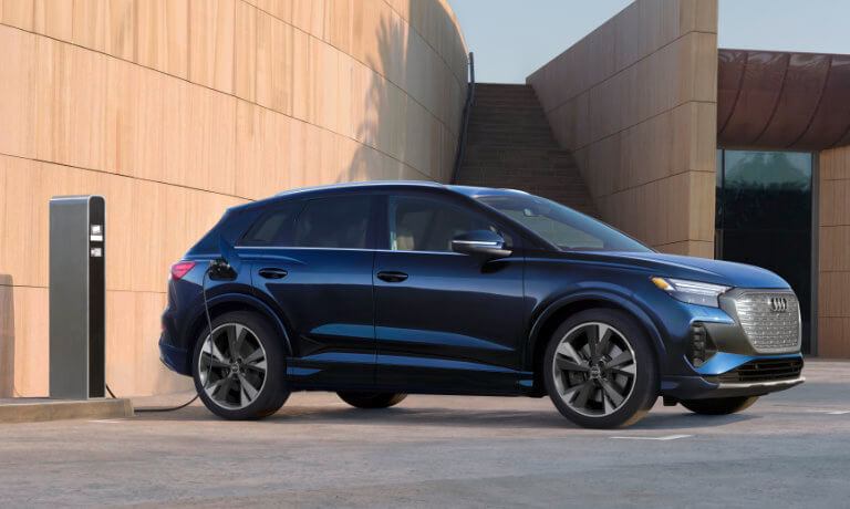 2022 Audi Q4 e-tron exterior charging