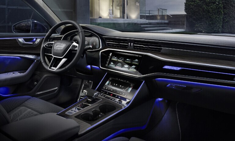 2020 Audi A6 Interior front seats passenger side