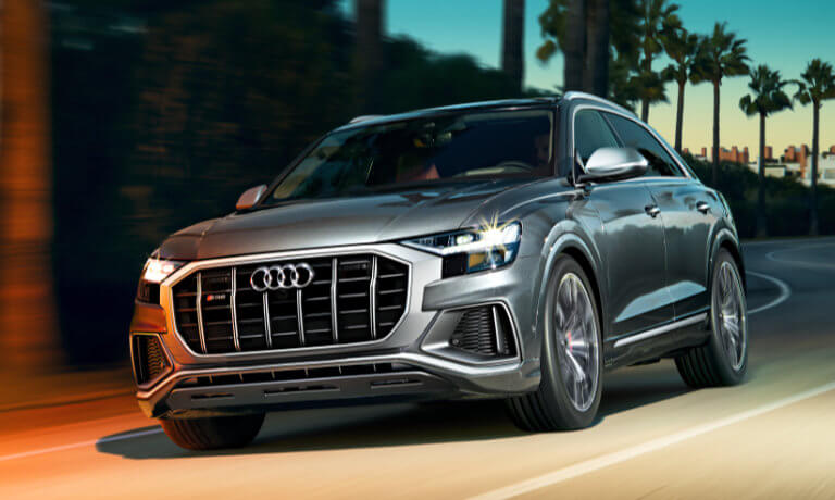 2023 Audi SQ8 exterior driving head on