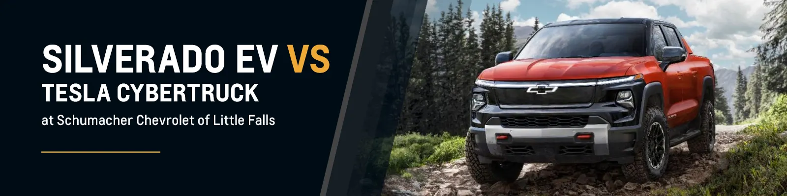 Chevrolet Silverado EV vs Tesla Cybertruck Model Comparison | Schumacher Chevrolet Little Falls