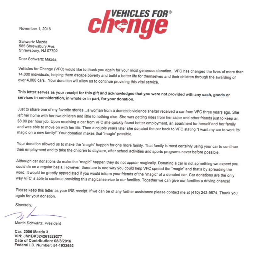 Vehicles For Change