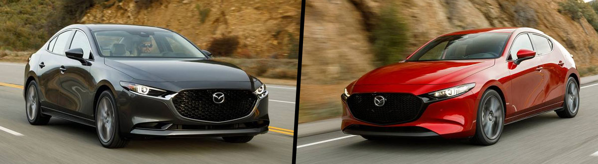 2020 MAZDA3 Sedan vs 2020 MAZDA3 Hatchback