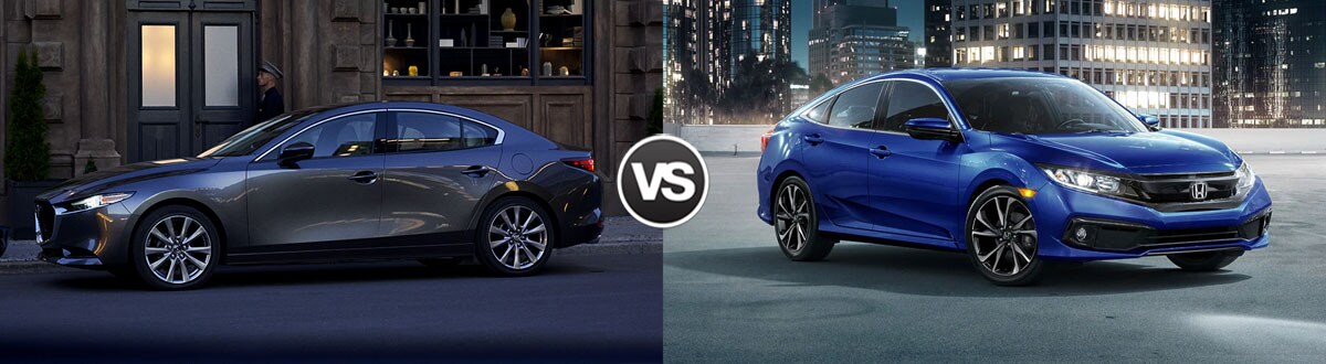 2020 MAZDA3 vs 2020 Honda Civic