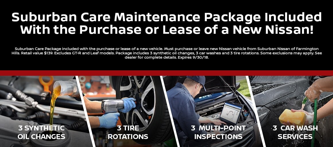 Suburban Care Car Maintenance Package