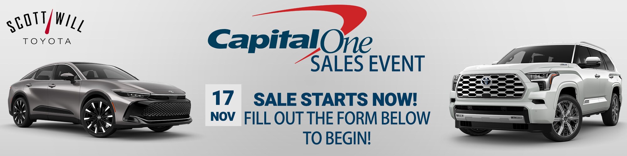 Capital One Preapproval Sales Event Scott Will Toyota