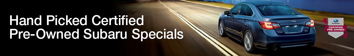 Certified Pre-Owned Subaru Specials