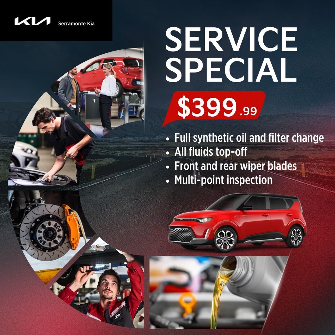 Serramonte Kia Service Special — All-in-One Service Package