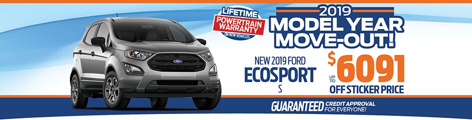 2019 Ford Ecosport Special Offer