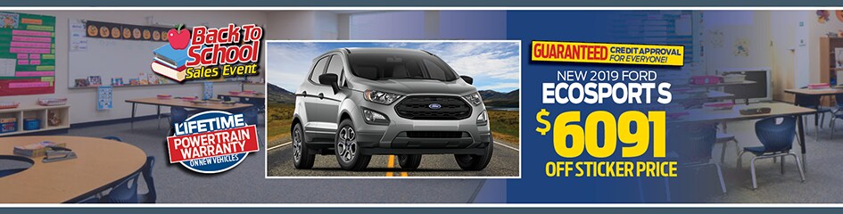2019 Ford Ecosport Special Offer