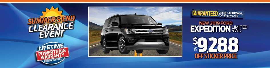 2019 Ford Expedition Special Offer