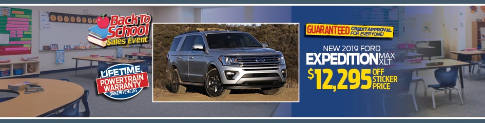 2019 Ford Expedition Special Offer
