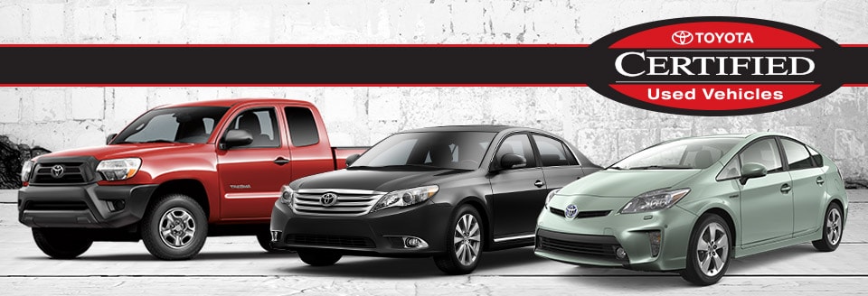 Certified Used Toyotas