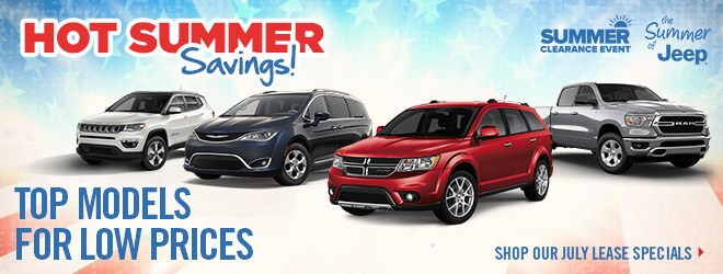 Shuman Chrysler Dodge Jeep Ram July Lease Specials