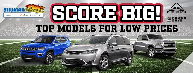 Shuman Chrysler Dodge Jeep Ram September Lease Specials