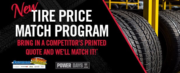 Shuman Chrysler Dodge Jeep Ram Tire Price Match Special