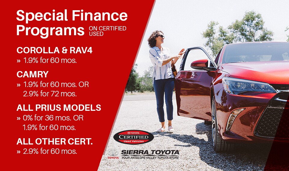 2 ST_HPS_960x568_042017_CPO.jpg Sierra Toyota Antelope Valley Special Rates for Certified Preowned vehicles