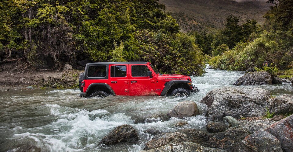 2018 Jeep Wrangler Off-Road Capability 2018 Jeep Wrangler driving through water