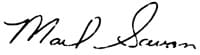 Mark Savan signature