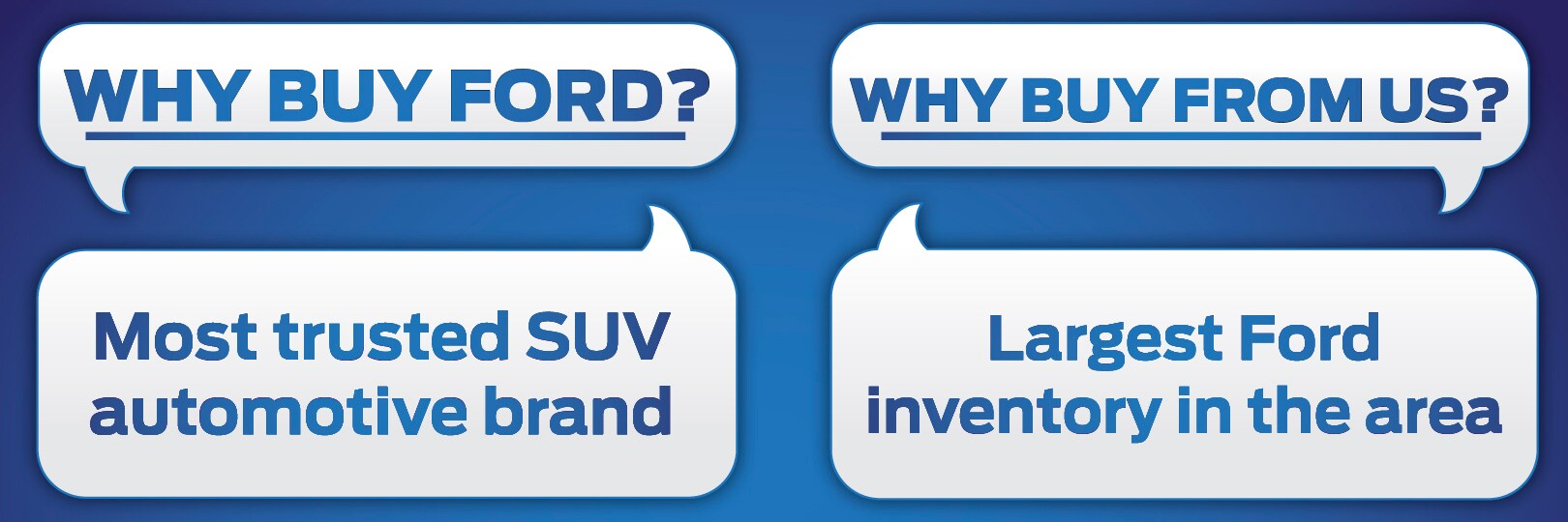 Why Buy Ford, Why Buy From Us 1