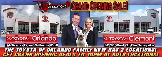 Toyota sales event new Toyota specials in Orlando