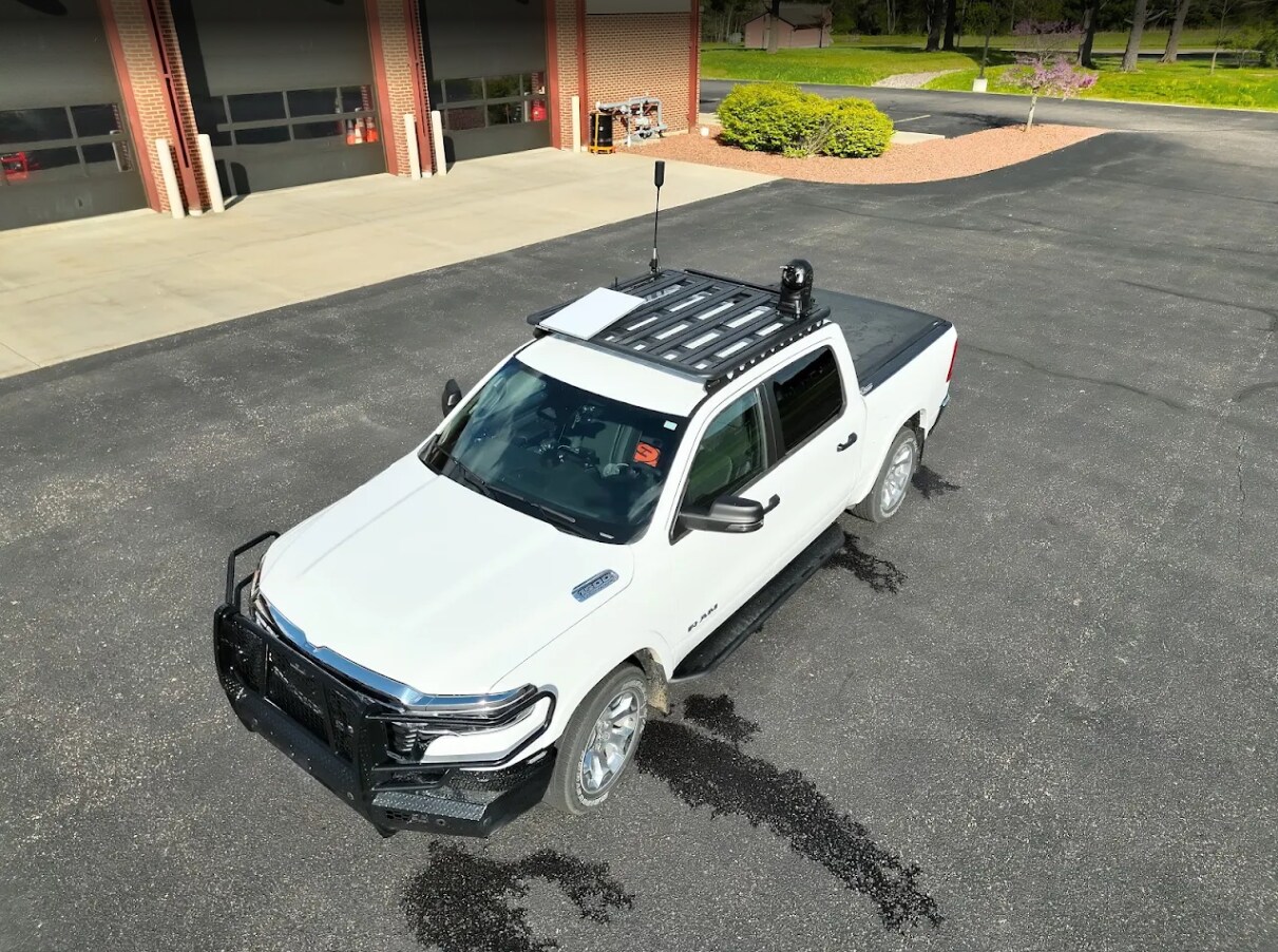 Wyatt Wakefield's custom pickup truck outfitted at Sleepy Hollow Commercial Truck Center