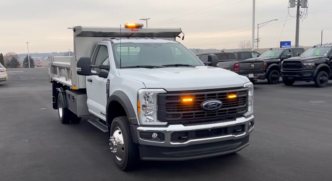 Ford truck equipped with a strobe light package