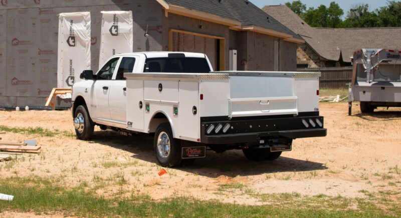 CM CMA aluminum convertible service body at Sleepy Hollow Commercial Truck Center