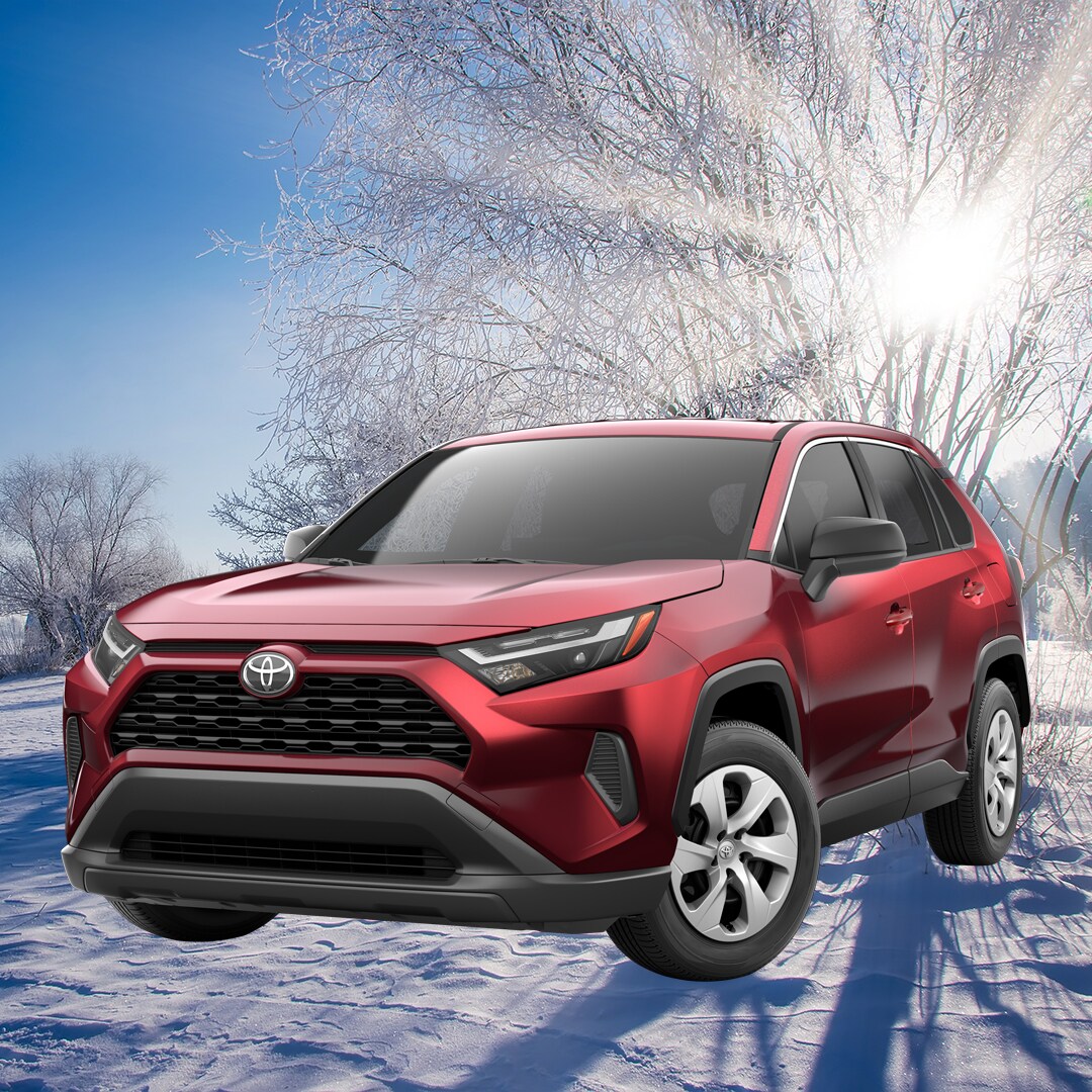 Toyota RAV4 Ruby Flare (Red) Exterior Paint Color.