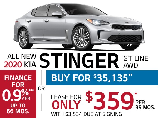 2020 Kia Stinger 0.9% APR in Greensburg PA
