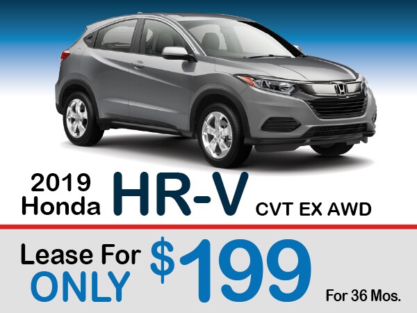 2019 Honda HR-V SUV Lease for $199 per month