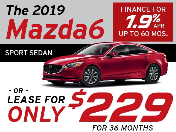 Mazda6 Lease and Finance Offers