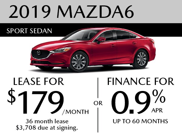 2019 Mazda6 0.9% APR Financing
