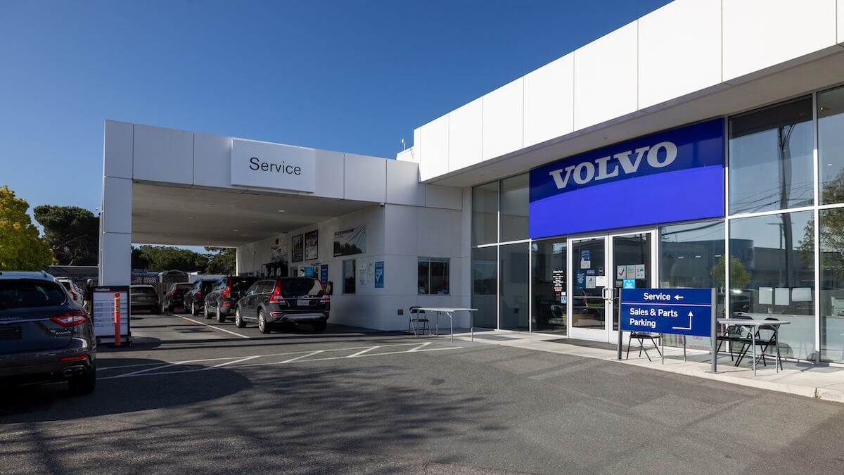 AutoNation Volvo Cars San Jose Service Center entrance