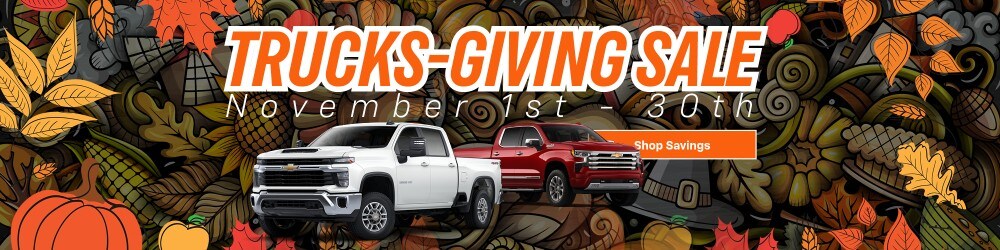 Trucks-giving Sale logo
