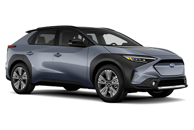 Subaru EV Vehicle Touring Trim shown in Harbor Mist Gray Pearl, 2 tone