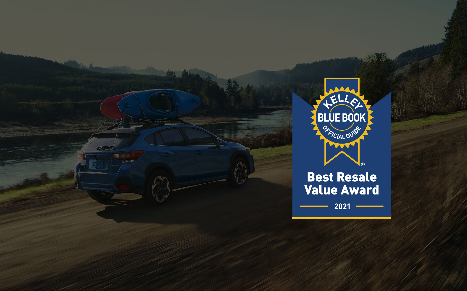 Badge for Kelley Blue Book Best Resale Value award.