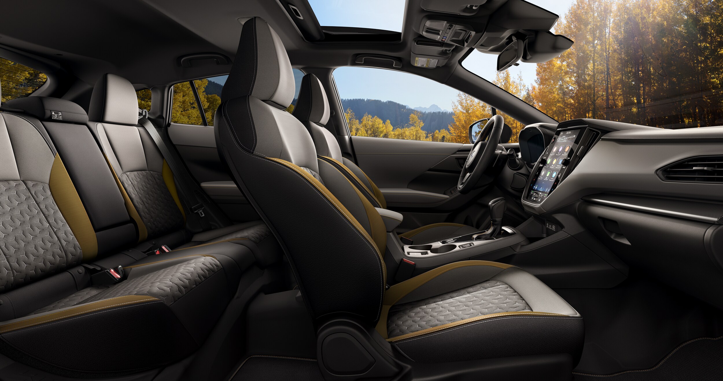 2026 Subaru Crosstrek interior dashboard - Modern technology, premium cabin, and advanced safety systems in compact SUV tailored for daily drives and family outings in Fort Lauderdale, FL