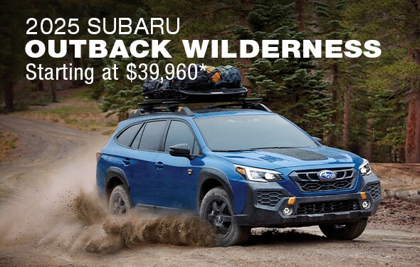 2025 Subaru Outback Wilderness Staring at $39,960