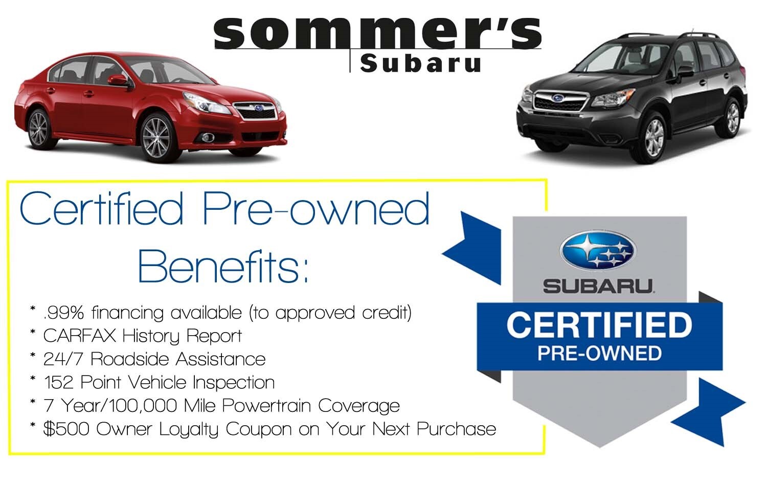 Sommer's Automotive New Buick, Subaru, GMC dealership in Mequon, WI 53092