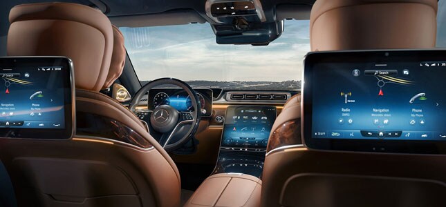 2021 Mercedes-Benz S-Class Rear Seat Entertainment Systems