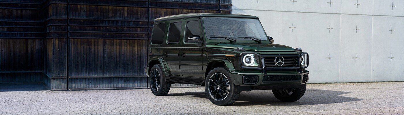 Mercedes-Benz G-Class Mercedes-Benz G-Class parked by an industrial building