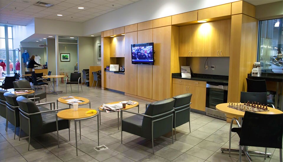 Service Waiting Area