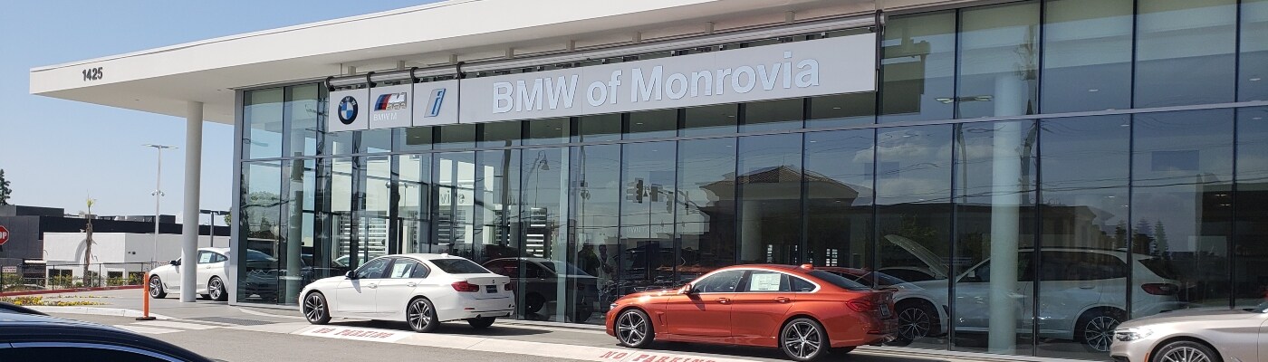 BMW of Monrovia BMW of Monrovia Sign and building