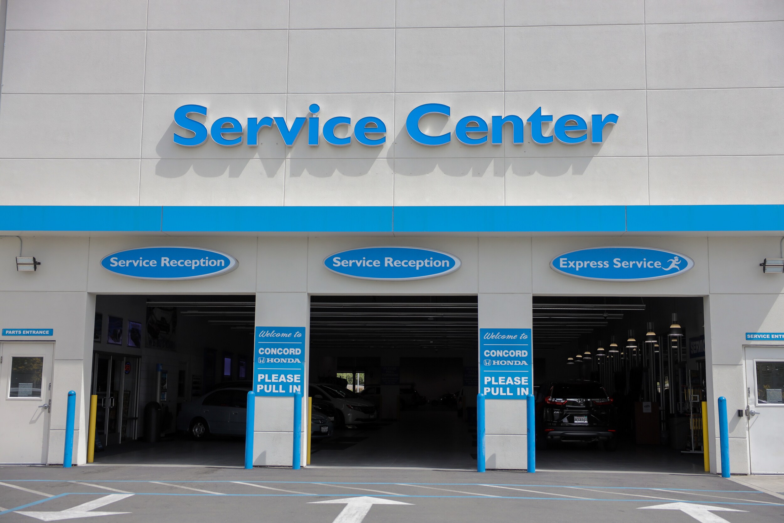 Concord Honda Service Center Concord Honda Service Reception Bays
