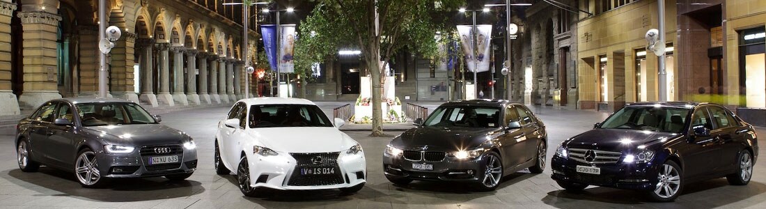 BMW vs Mercedes-Benz vs Audi vs Lexus