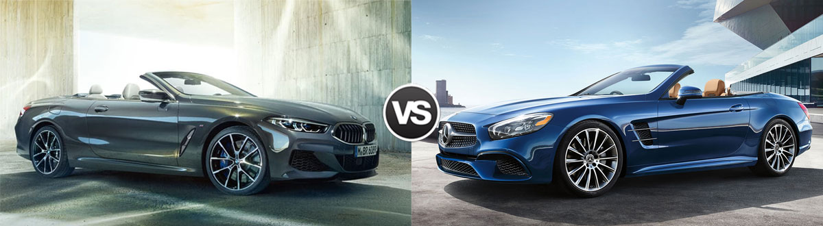 2018 BMW 8 Series vs 2018 Mercedes-Benz SL 550