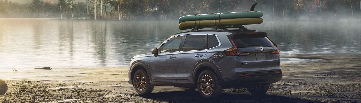 Honda CR-V EX Grey CR-V EX parked on a beach