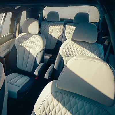 BMW X7 second and third rows