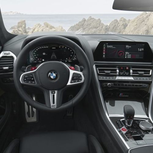 BMW M8 interior