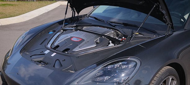 2018 Porsche Panamera Turbo Sport Turismo Engine